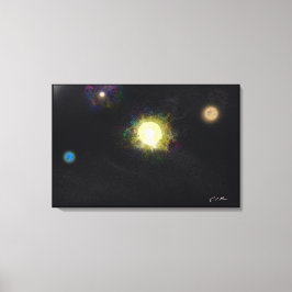 We're not important - Impressionist Art Canvas Afdruk