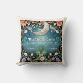 We're Over The Moon Birth Stats Floral Garden Vine Kussen (Voorkant)