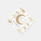 We're Over The Moon Boho Celestial Baby Shower Servet (Hoek)