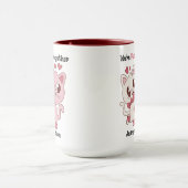 We're Purrfect Together Cute Valentine's Day Mug Mok (Midden)