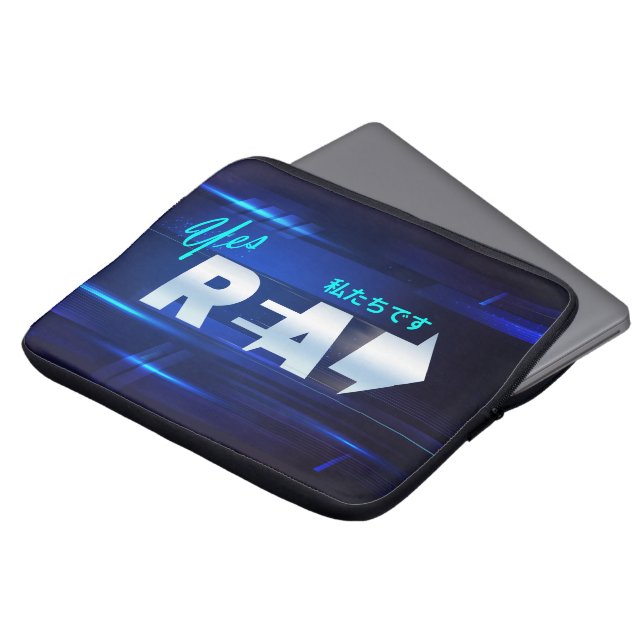 We're Real | Laptop Hoes Bag 13" (Voorkant top)
