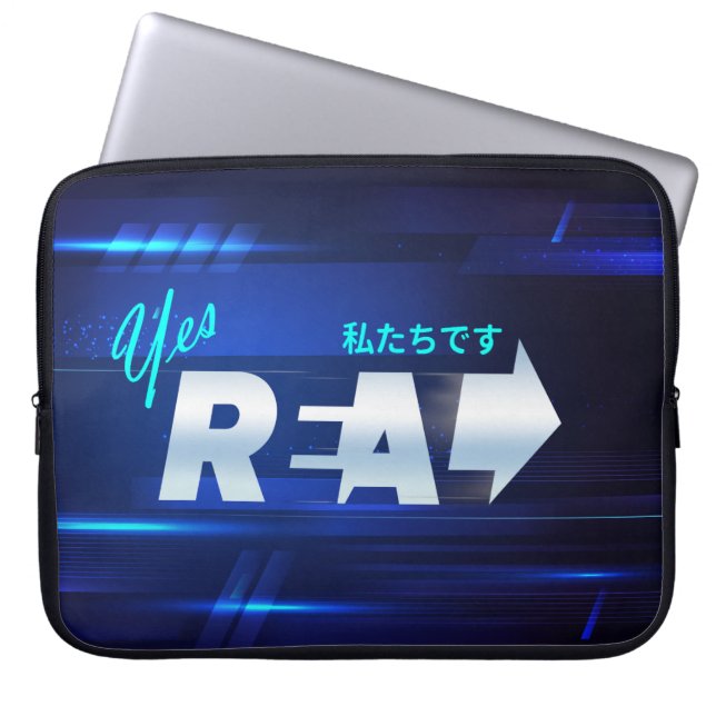 We're Real | Laptop Hoes Bag 15" (Voorkant)
