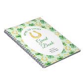 We're So Lucky Horseshoe St Patrick's Baby Shower Notitieboek (Rechterzijde)