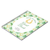 We're So Lucky Horseshoe St Patrick's Baby Shower Notitieboek (Linkerzijde)