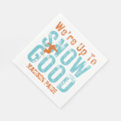 We're Up to Snow Good Bachelorette Servet (Hoek)