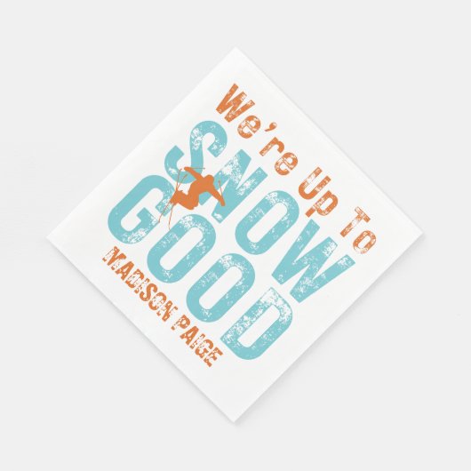 We're Up to Snow Good Bachelorette Servet (Hoek)