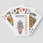 Werecockroach-speelkaarten Pokerkaarten (Achterkant)