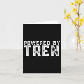 Wered By Tren _ Legalize Anabolic Steroids _ Funny Kaart (Gele Bloem)