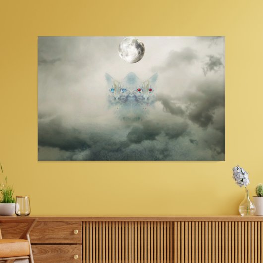 Werekitties Canvas Afdruk (Insitu (Woonkamer))