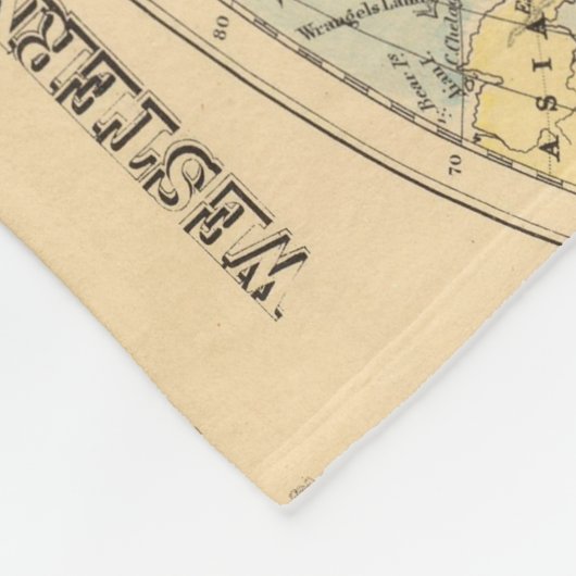 Wereld 10 fleece deken (Hoek)