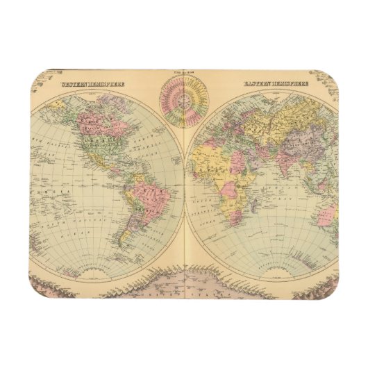 Wereld 10 magneet (Horizontaal)