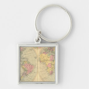 Wereld 10 sleutelhanger