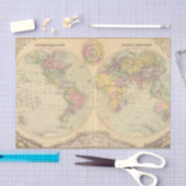 Wereld 10 tissuepapier (Craft)