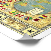 " Wereld: 2014/2014 - Prachtige ijsleeftijd - ... Poster (Hoek)