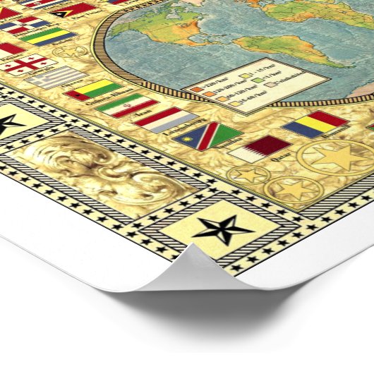 " Wereld: 2014/2014 - Prachtige ijsleeftijd - ... Poster (Hoek)