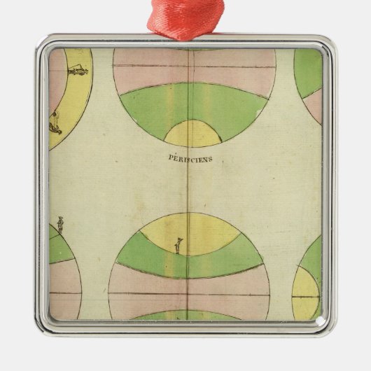 Wereld 2 metalen ornament (Voorkant)