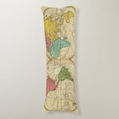 Wereld 3 lichaamskussen (Voorkant Verticaal)