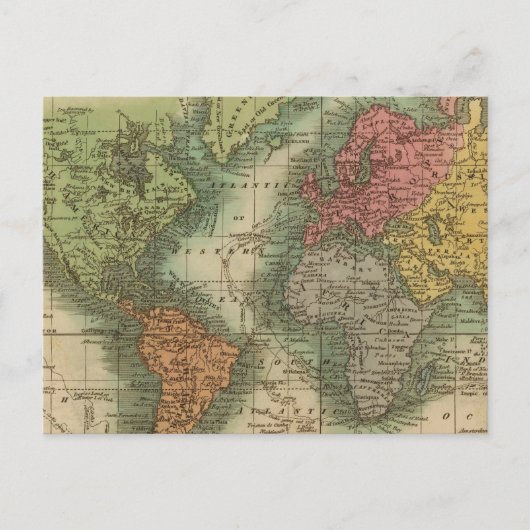 Wereld 4 briefkaart (Voorkant)