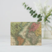 Wereld 4 briefkaart (Staand voorkant)