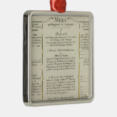 Wereld 4 metalen ornament (Rechts)