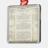 Wereld 4 metalen ornament (Links)