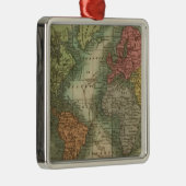 Wereld 4 metalen ornament (Rechts)