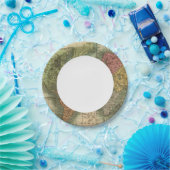 Wereld 4 papieren bordje (Feest)