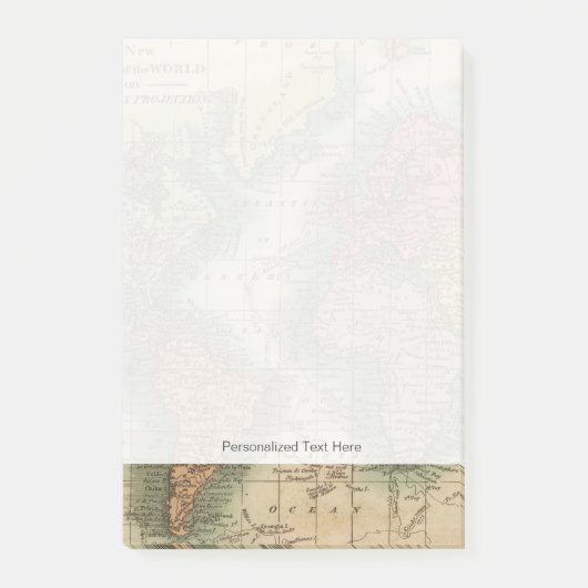 Wereld 4 post-it® notes (Voorkant)