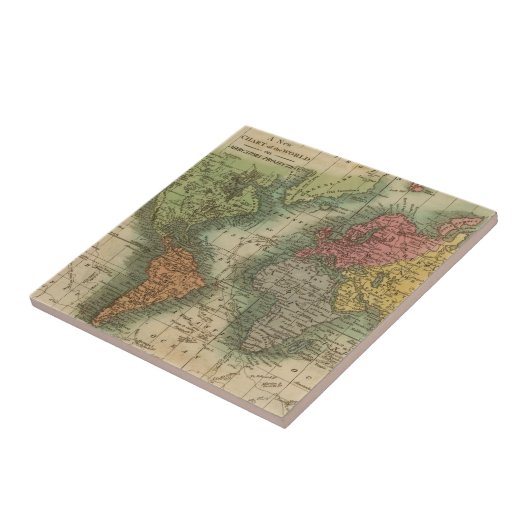 Wereld 4 tegeltje (Zijkant)