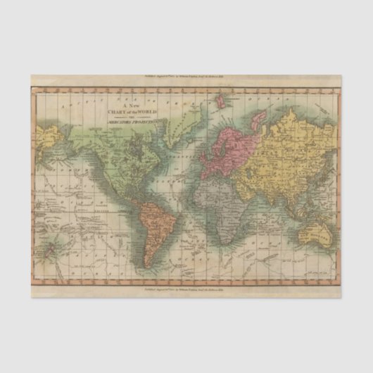 Wereld 4 tissuepapier (Voorkant)