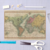 Wereld 4 tissuepapier (Craft)