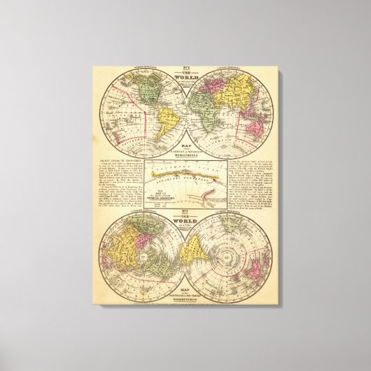 Wereld 5 canvas afdruk (Voorkant)