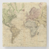 Wereld 5 stenen onderzetter (Voorkant)