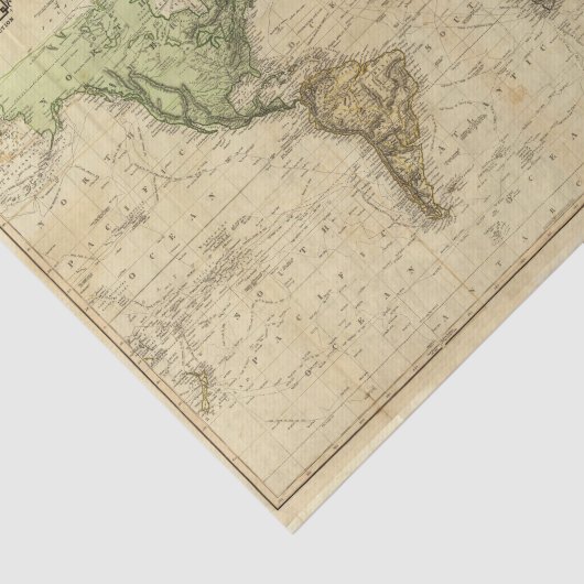 Wereld 5 tissuepapier (Detail)