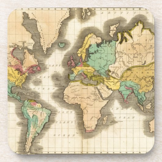Wereld 6 bier onderzetter (Voorkant)
