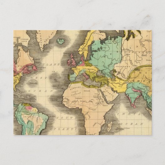 Wereld 6 briefkaart (Voorkant)