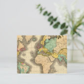 Wereld 6 briefkaart (Staand voorkant)