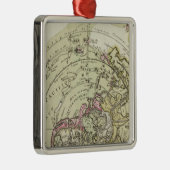 Wereld 6 metalen ornament (Rechts)