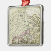 Wereld 6 metalen ornament (Links)