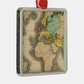 Wereld 6 metalen ornament (Rechts)