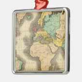 Wereld 6 metalen ornament (Links)