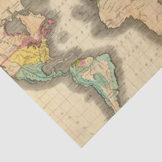 Wereld 6 tissuepapier (Detail)