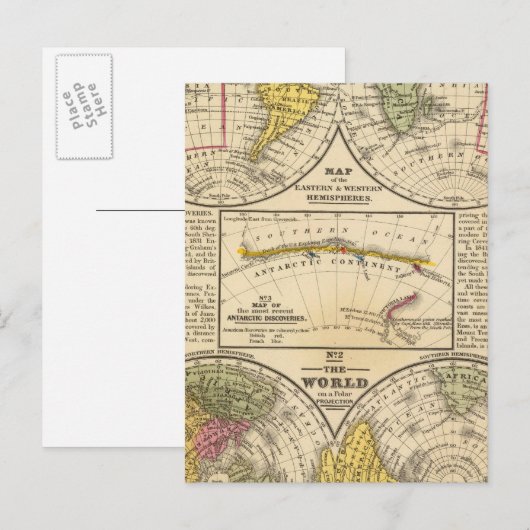 Wereld 7 briefkaart (Voorkant / Achterkant)