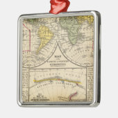 Wereld 7 metalen ornament (Links)