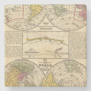 Wereld 7 stenen onderzetter