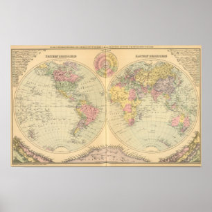 Wereld 8 poster