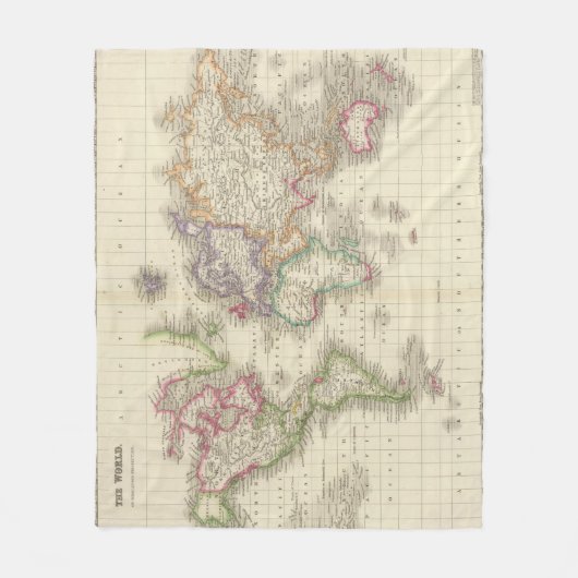 Wereld 9 fleece deken (Voorkant)