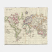 Wereld 9 fleece deken (Voorkant (Horizontaal))