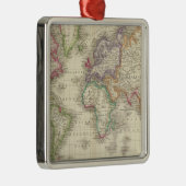 Wereld 9 metalen ornament (Rechts)