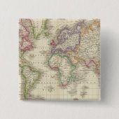 Wereld 9 vierkante button 5,1 cm (Voorkant)